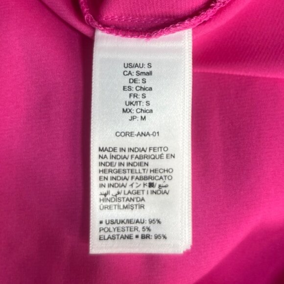 The Drop Ana Slip Dress Womens Small Hot Pink New Silky Adjustable Straps - Picture 7 of 9
